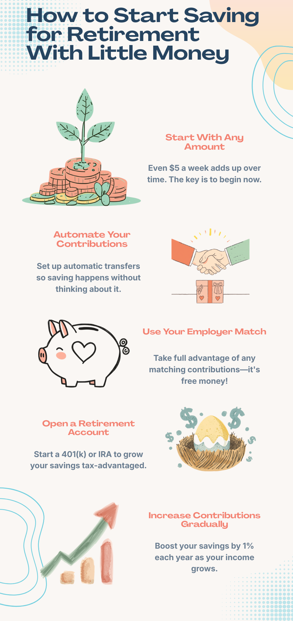 How to Start Saving for Retirement With Little Money