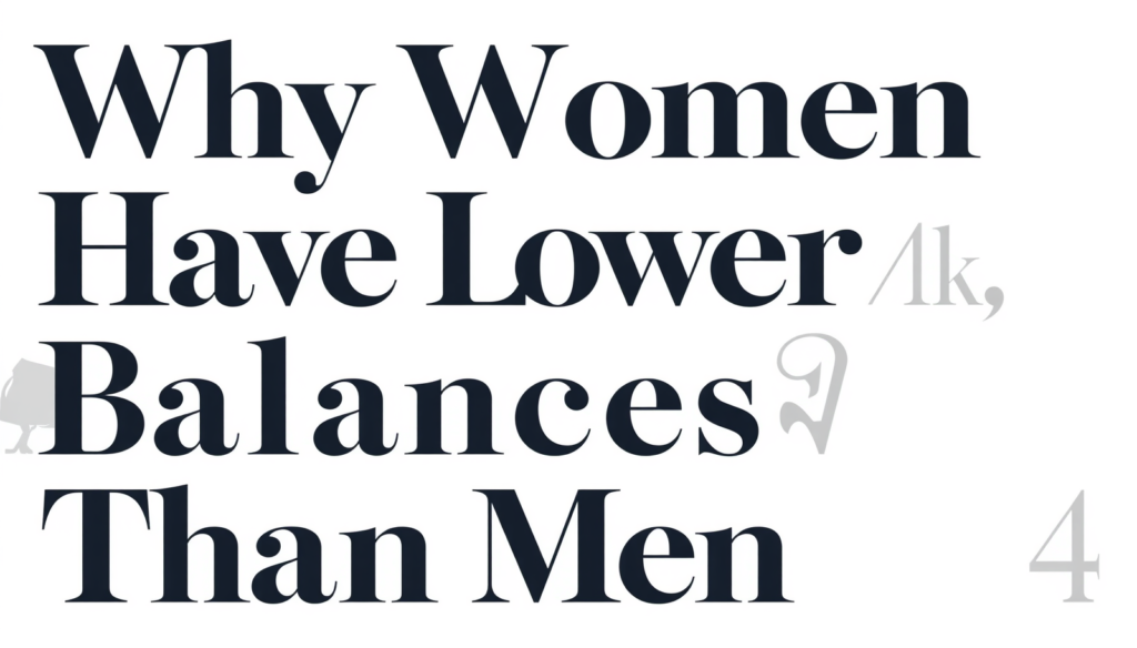 Why Women Have Lower 401(k) Balances Than Men